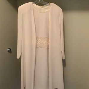 Cream sheath dress and Jacket